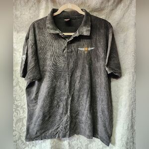 Men's Vintage Harley Davidson Large Polo Shirt
